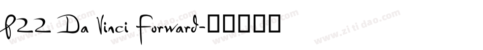 P22 Da Vinci Forward字体转换